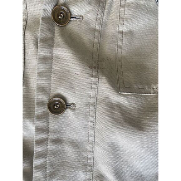 Vintage Zero King Overcoat Mens 44 Brown Wool USA Plaid Lined Missing Button - Picture 4 of 8